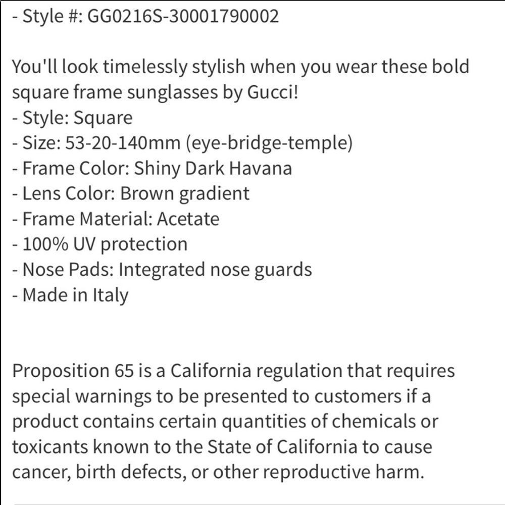 Gucci sunglasses - Picture 16 of 16